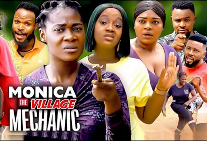 Monica The Village Mechanic poster