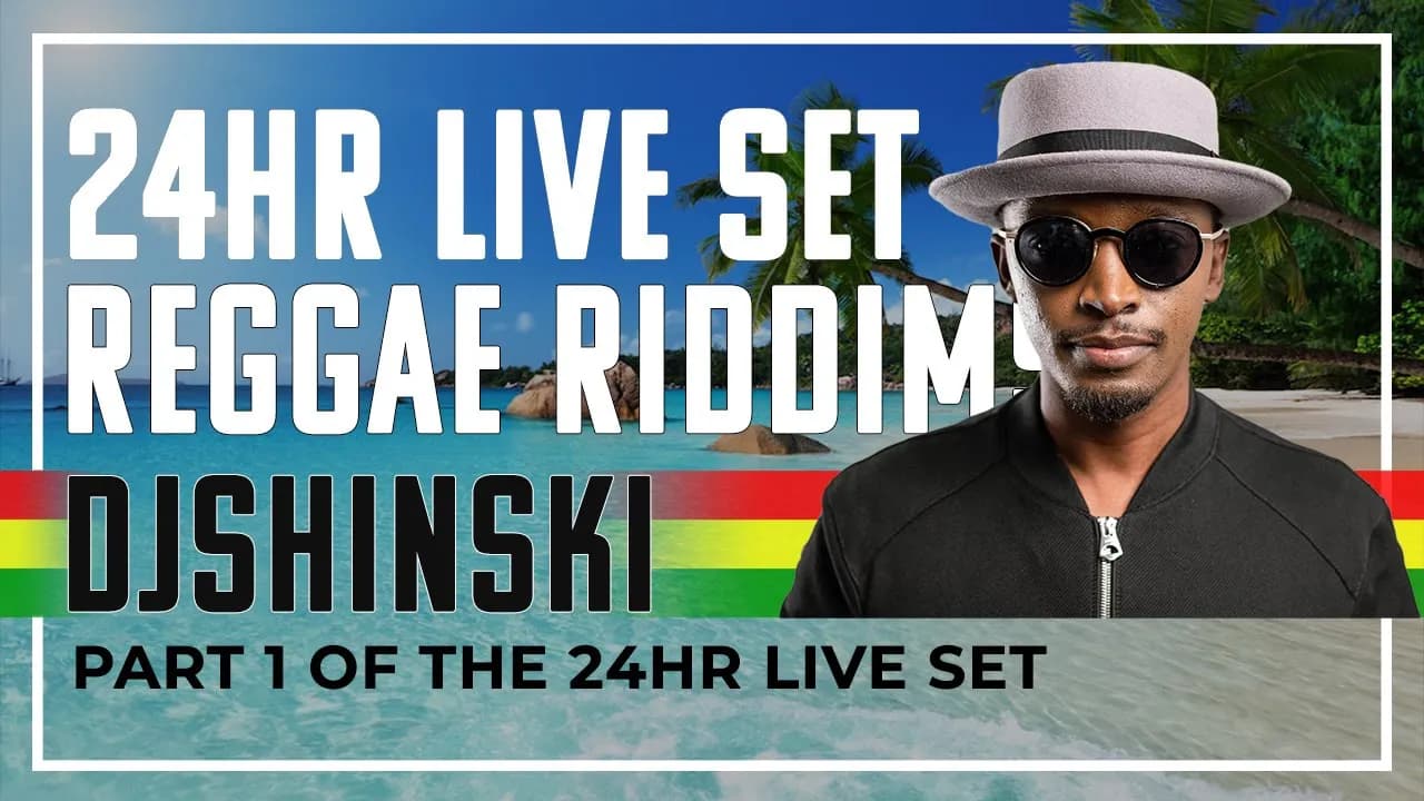 Reggae Riddims Mix!!! - Dj Shinski 24 Hour Live Set Part 1 poster