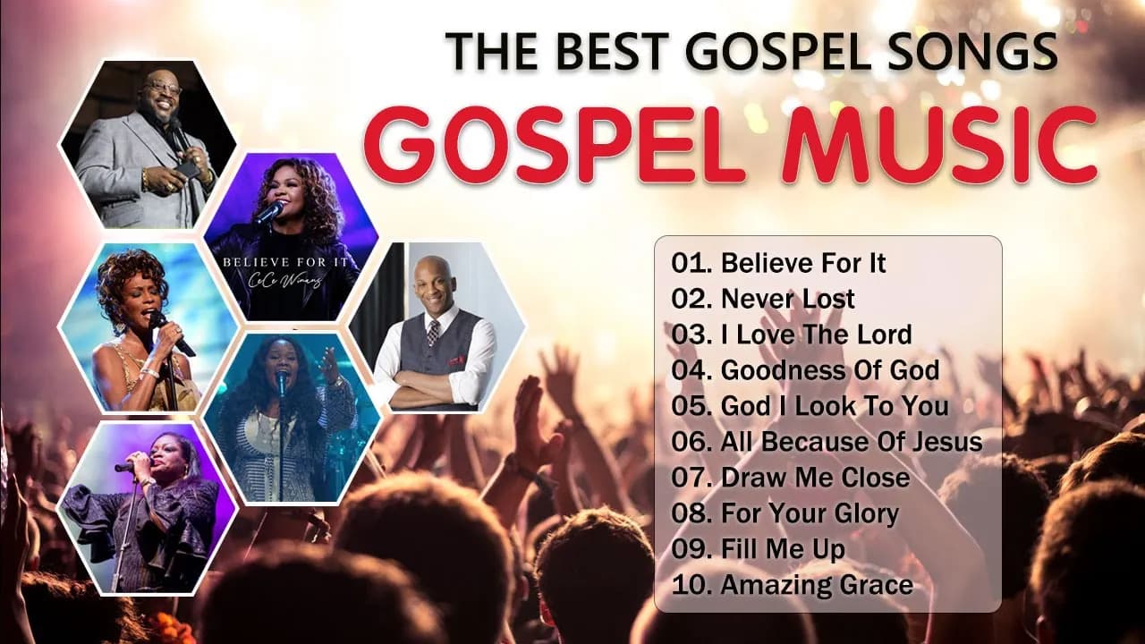Gospel Music 2023 ✝ Greatest Favorite Gospel Songs 2023 - Marvin Sapp,Cece Winans,Sinach,Tasha Cobbs poster