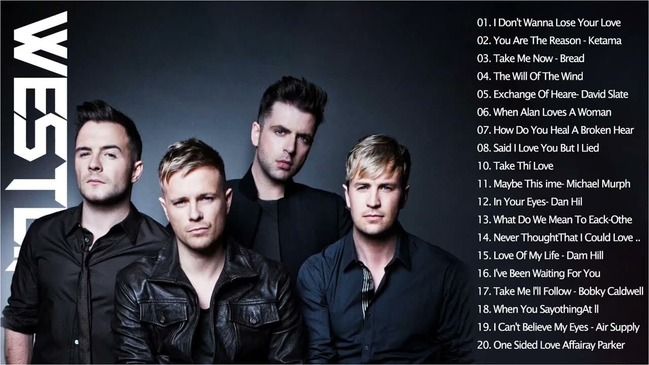 Westlife, Backstreet Boys, MLTR, Boyzone  Best Love Songs Playlist Collection (Music Without ADS) poster