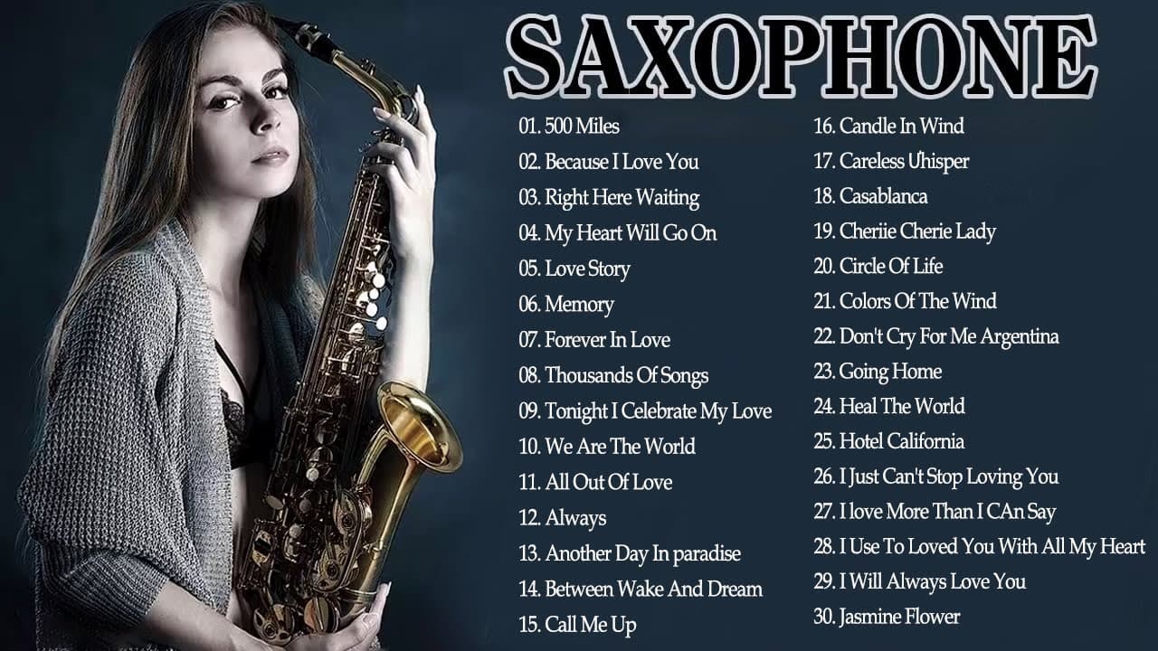 200 romantic Saxophone love songs - The best relaxing Saxophone songs ever poster