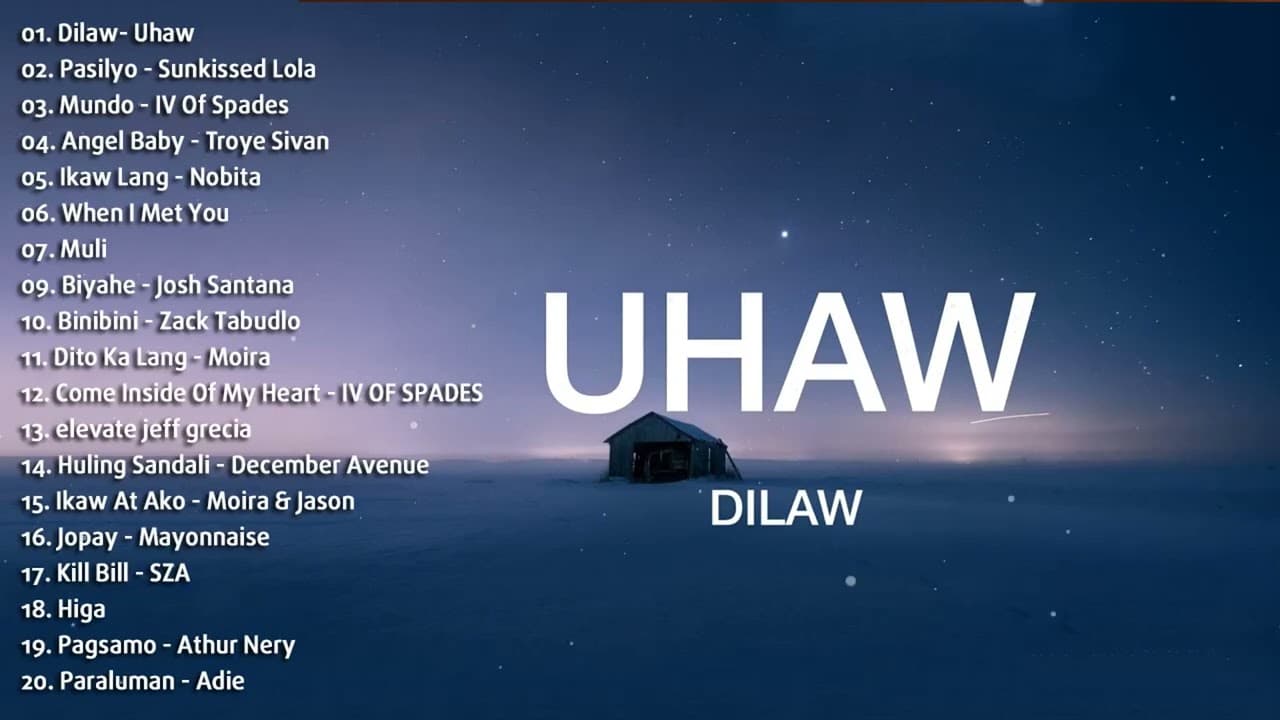 Dilaw - Uhaw | Sunkissed Lola & Nobita (Mix) |  | Tagalog Love Songs Top Trends Playlist poster