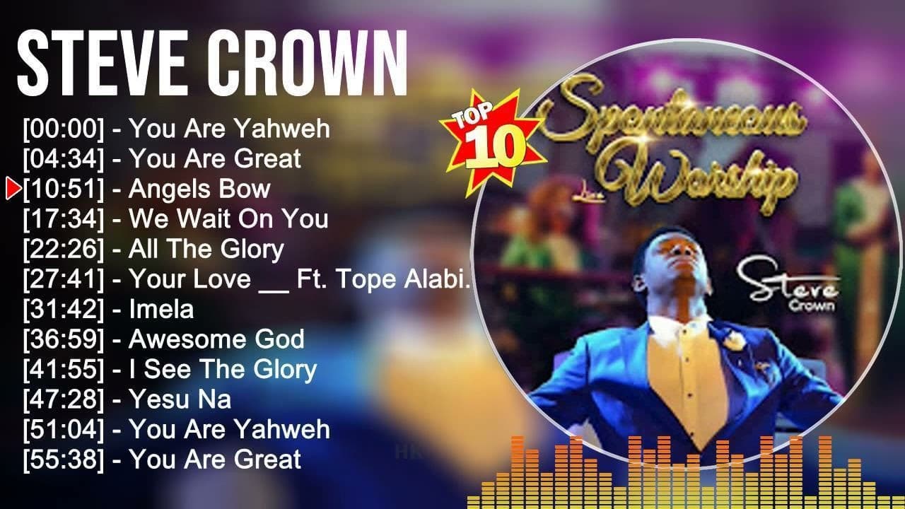 S t e v e C r o w n Greatest Hits ~ Top Gospel and Worship Music poster