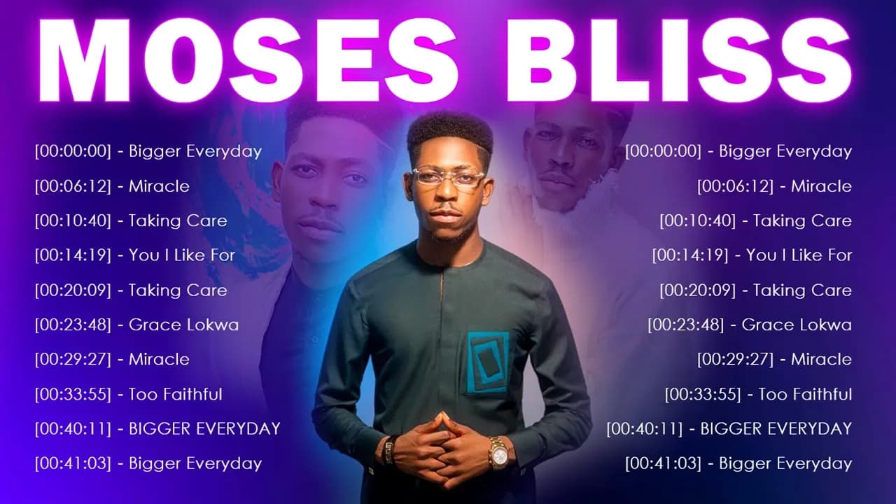 MOSES BLISS || Best Playlist Of Moses Bliss Gospel Songs 2023 || Best Gospel African Songs 2023 poster