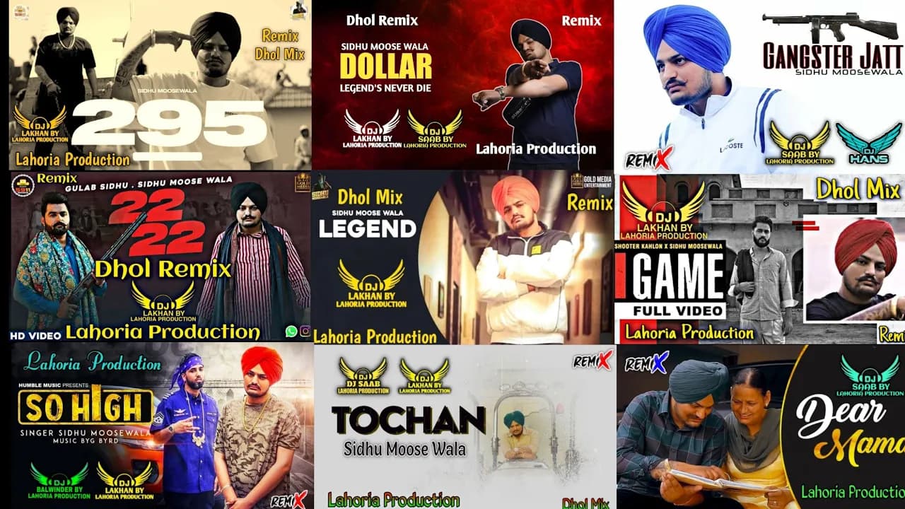 All Song | Mashup | Sidhu Moose Wala | Ft. Dj Saab By Lahoria Production Remix Punjabi Songs poster