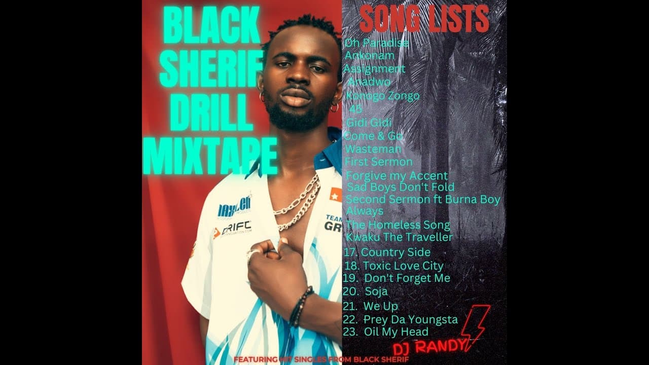 BLACK SHERIF drill MIXTAPE... poster