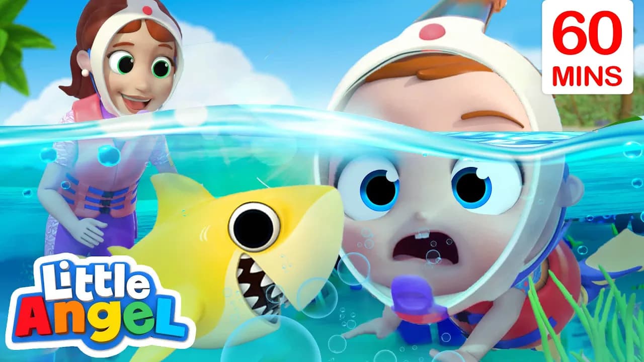 Baby John Explores The Ocean  + More Educational Kids Songs & Nursery Rhymes By Little Angel poster