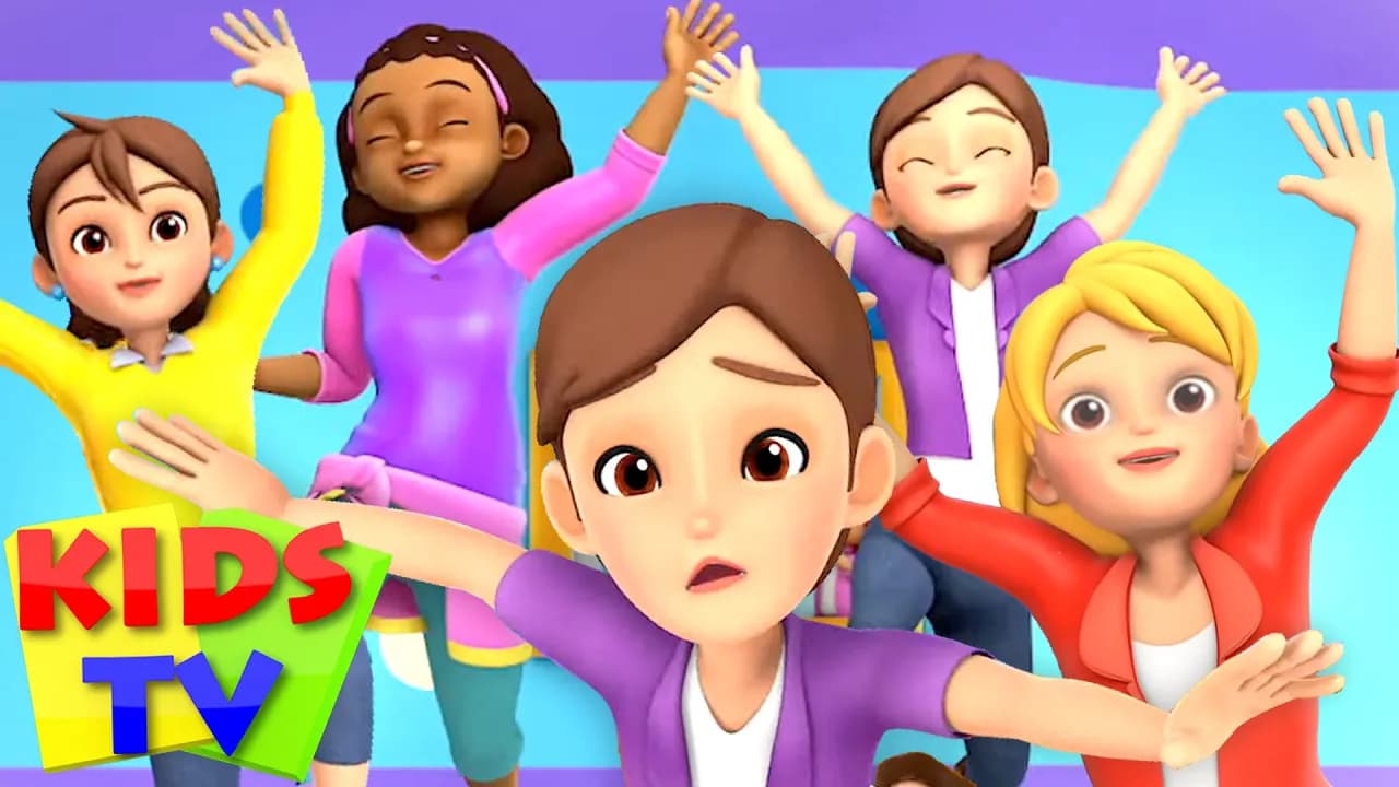 Five Little Mommies Jumping on the Bed | Nursery Rhymes & Baby Songs - Kids Tv poster