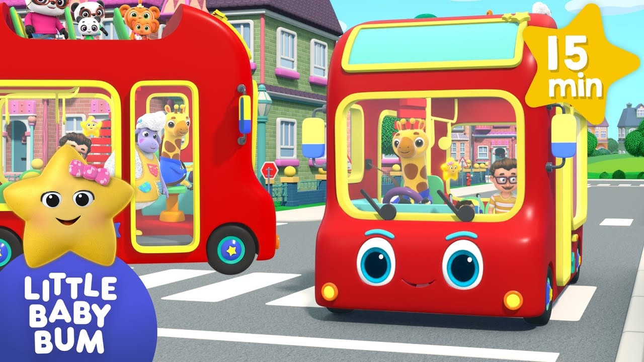 Wheels on the bus ⭐ Cute Baby Songs poster