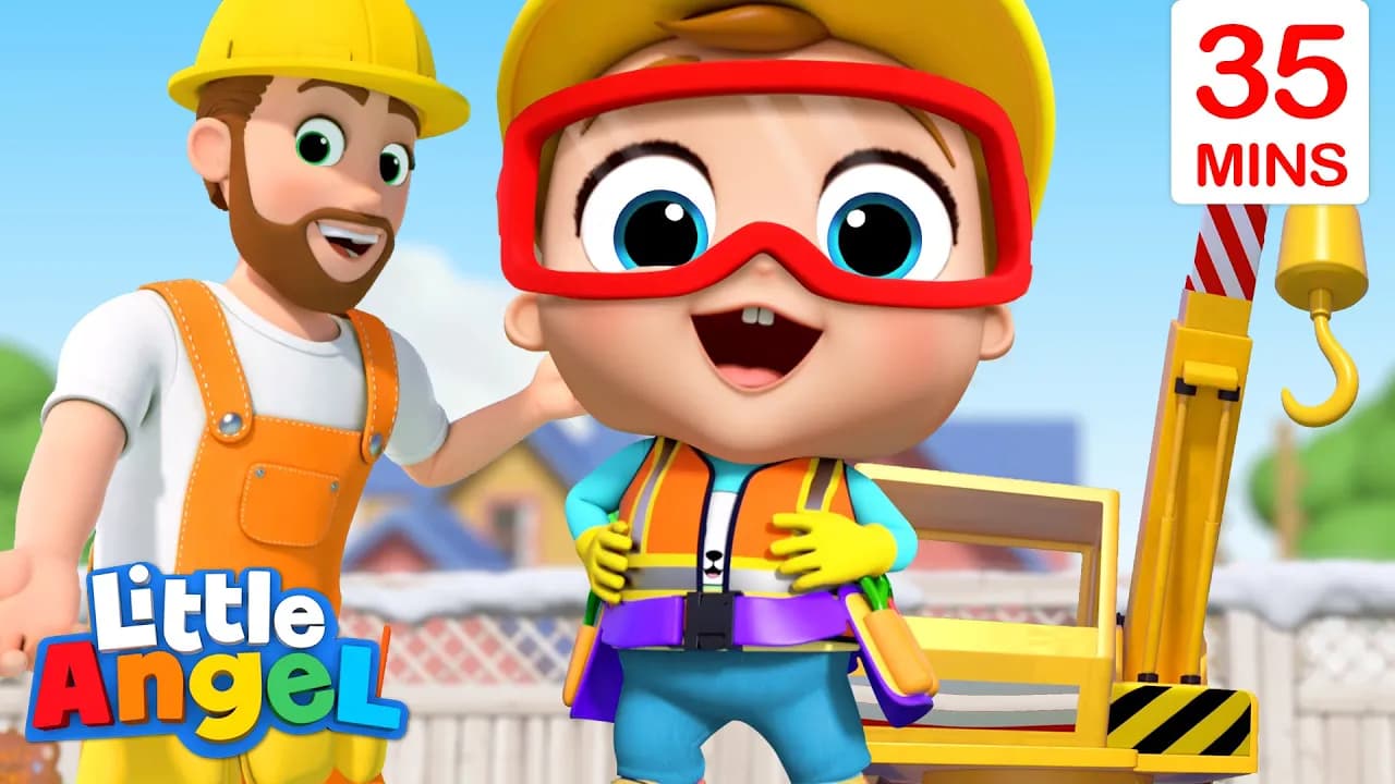 Community Helpers With Baby John + More Little Angel Kids Songs & Nursery Rhymes poster