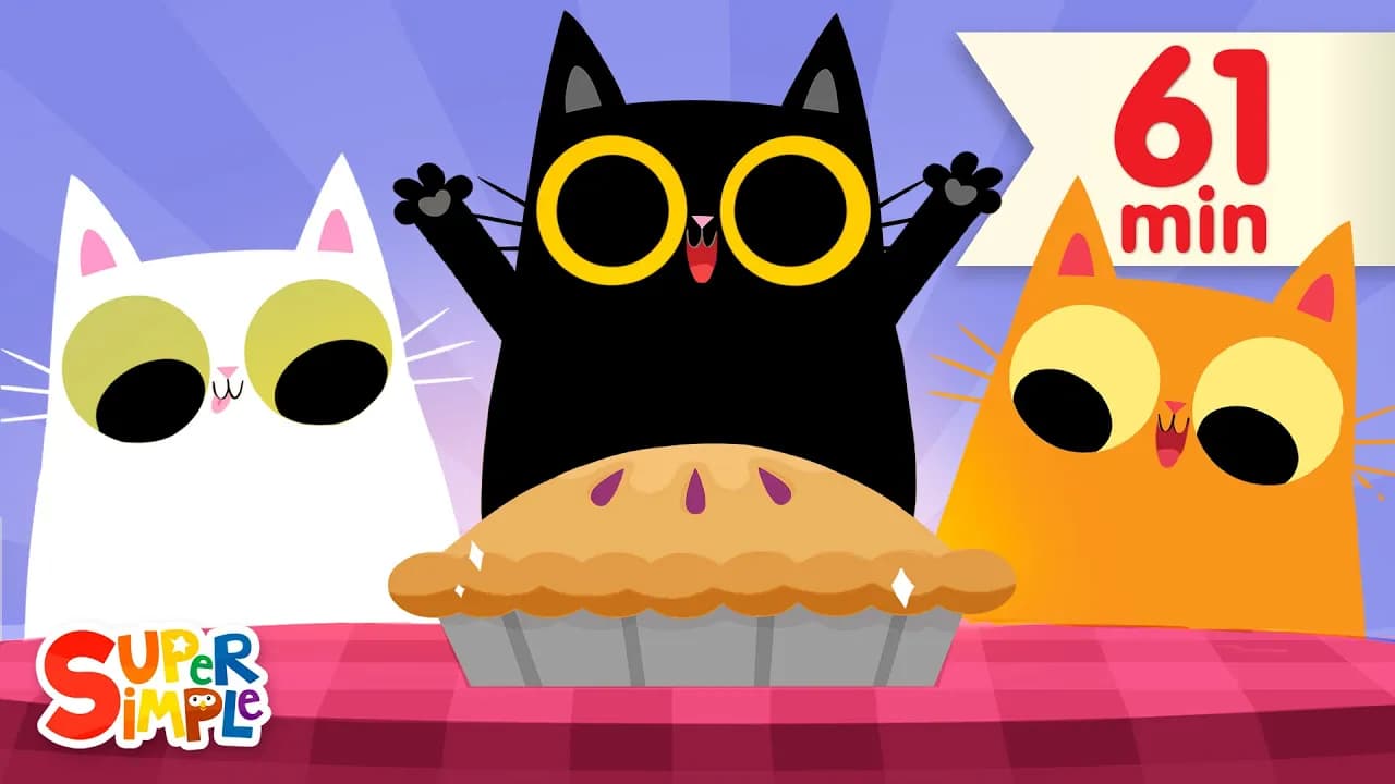 Three Little Kittens | + More Nursery Rhymes & Kids Songs | Super Simple Songs poster