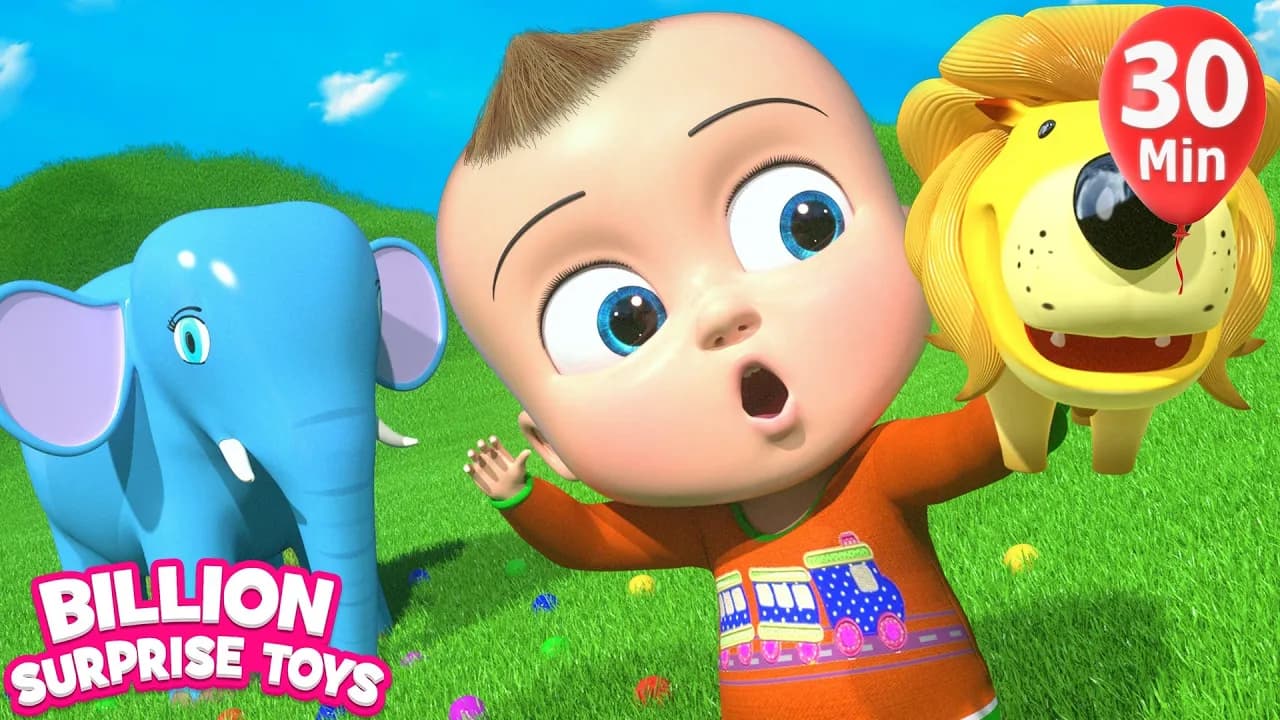 Hide and Seek Song- BillionSurpriseToys Nursery Rhymes, Kids Songs poster