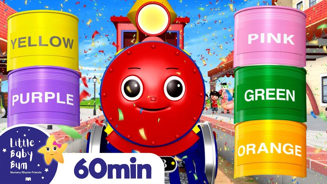 Color Train Song + More of LittleBabyBum - Classic Nursery Rhymes for Babies poster
