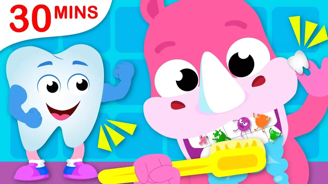 Brush Your Teeth | Healthy Habits | Kids Songs & Nursery Rhymes by Little Angel poster