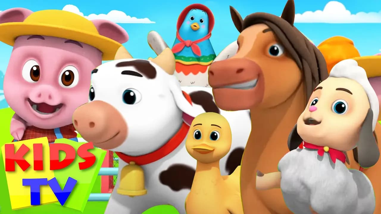 New Old MacDonald Had A Farm | Farm Animals | Nursery Rhymes & Baby Songs | Loco Nuts | Kids Tv poster