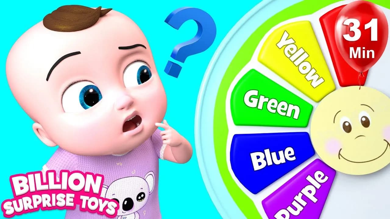 Color Song - BillionSurpriseToys Nursery Rhymes, Kids Songs poster