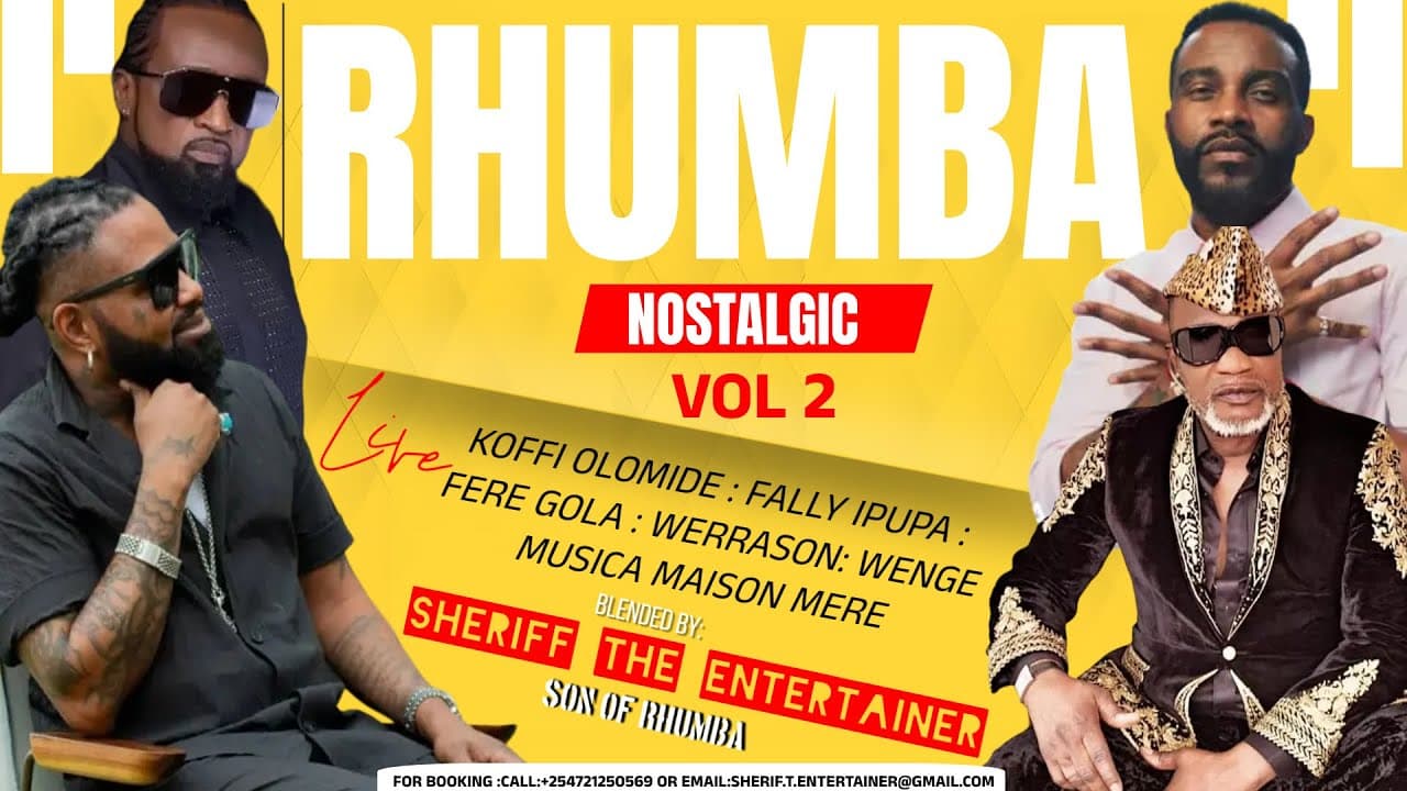 SLOW RHUMBA NOSTALGIC VOL 2 FT FERRE GOLA FALLY IPUPA KOFFI OLOMIDE -SHERIFF THE ENTERTAINER poster