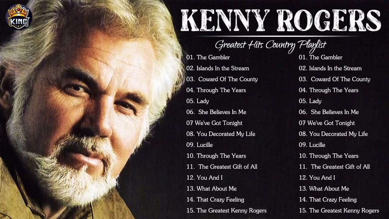 The Best Songs of Kenny Rogers - Kenny Rogers Greatest Hits Playlist - Top 40 Songs of Kenny Rogers poster