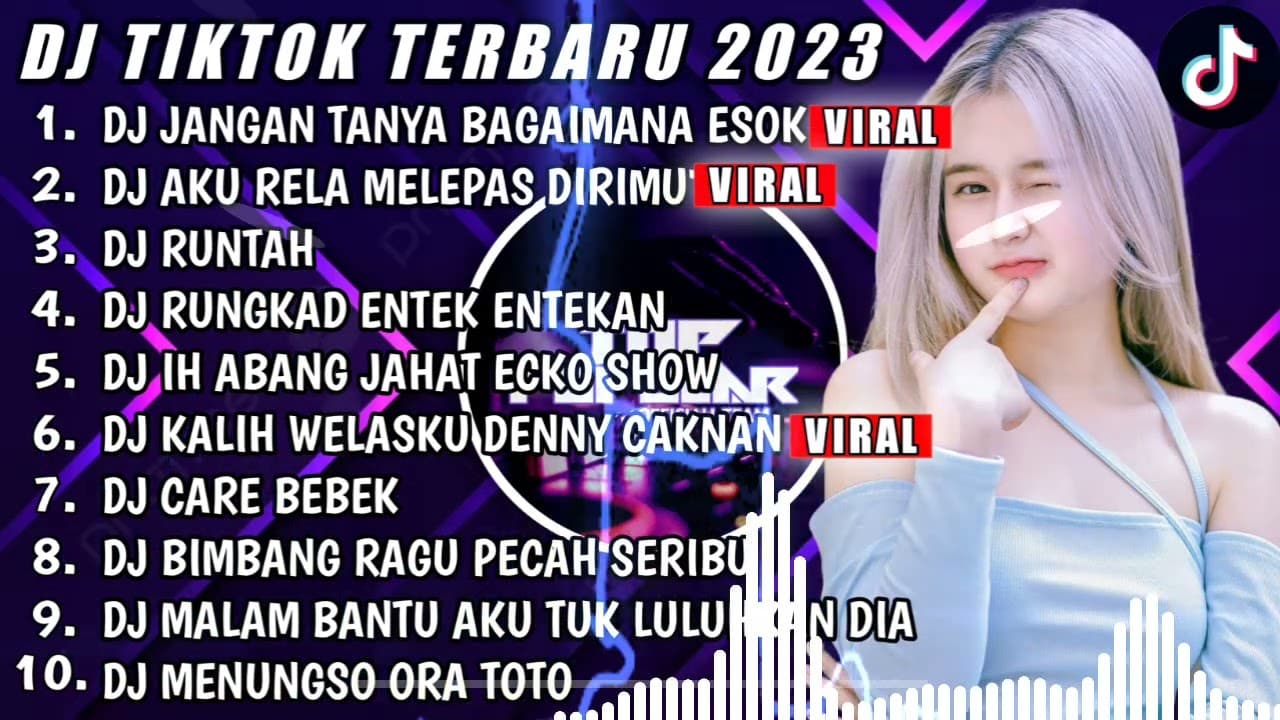 DJ TIKTOK TERBARU 2023 - DJ JANGAN TANYA BAGAIMANA ESOK X DJ AKU RELA MELEPAS DIRIMU - DJ FUL BAS poster