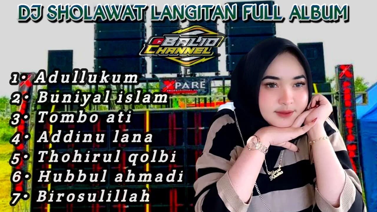 DJ SHOLAWAT LANGITAN TERBARU FULL ALBUM poster