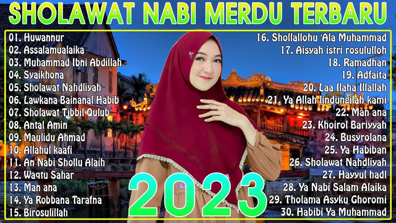 SHOLAWAT NABI MERDU TERBARU 2023 | TANPA IKLAN | Muhammad Ibni Abdillah | Full Album terbaik poster