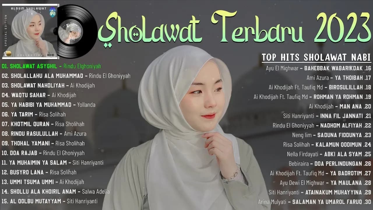 Sholawat Terbaru 2023 ~ Sholawat Nabi Merdu Penyejuk Hati ~ Lagu Sholawat Terbaru 2023 poster