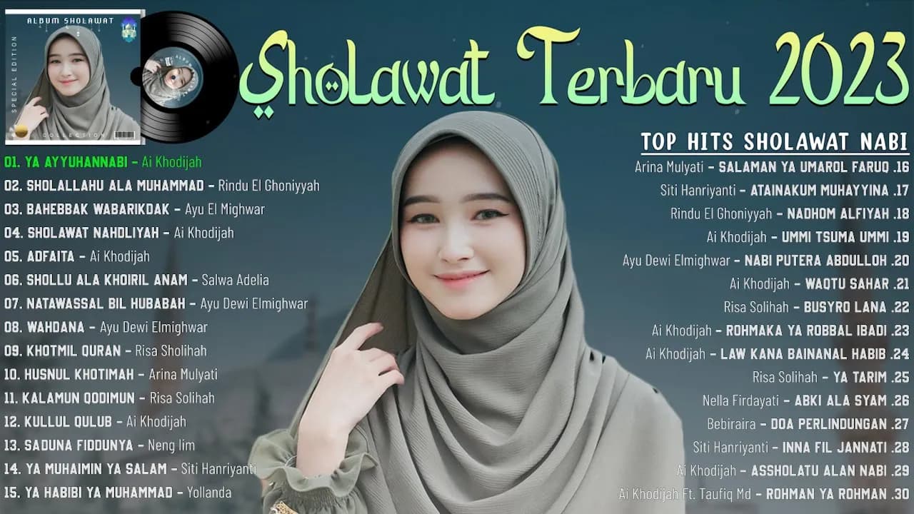 Sholawat Terbaru 2023 ~ Sholawat Nabi Merdu Penyejuk Hati ~ Lagu Sholawat Terbaru 2023 poster