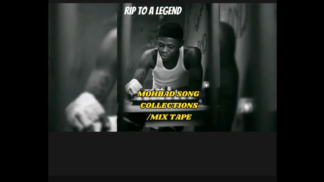 Mohbad songs collection/mixtape( Rip to a legend) poster