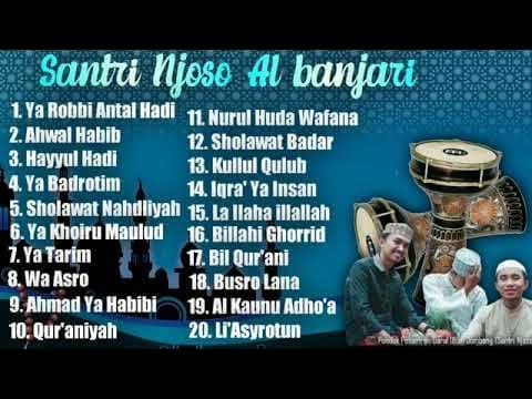 Kumpulan lagu sholawat santri njoso Al banjari tahun 2022 poster