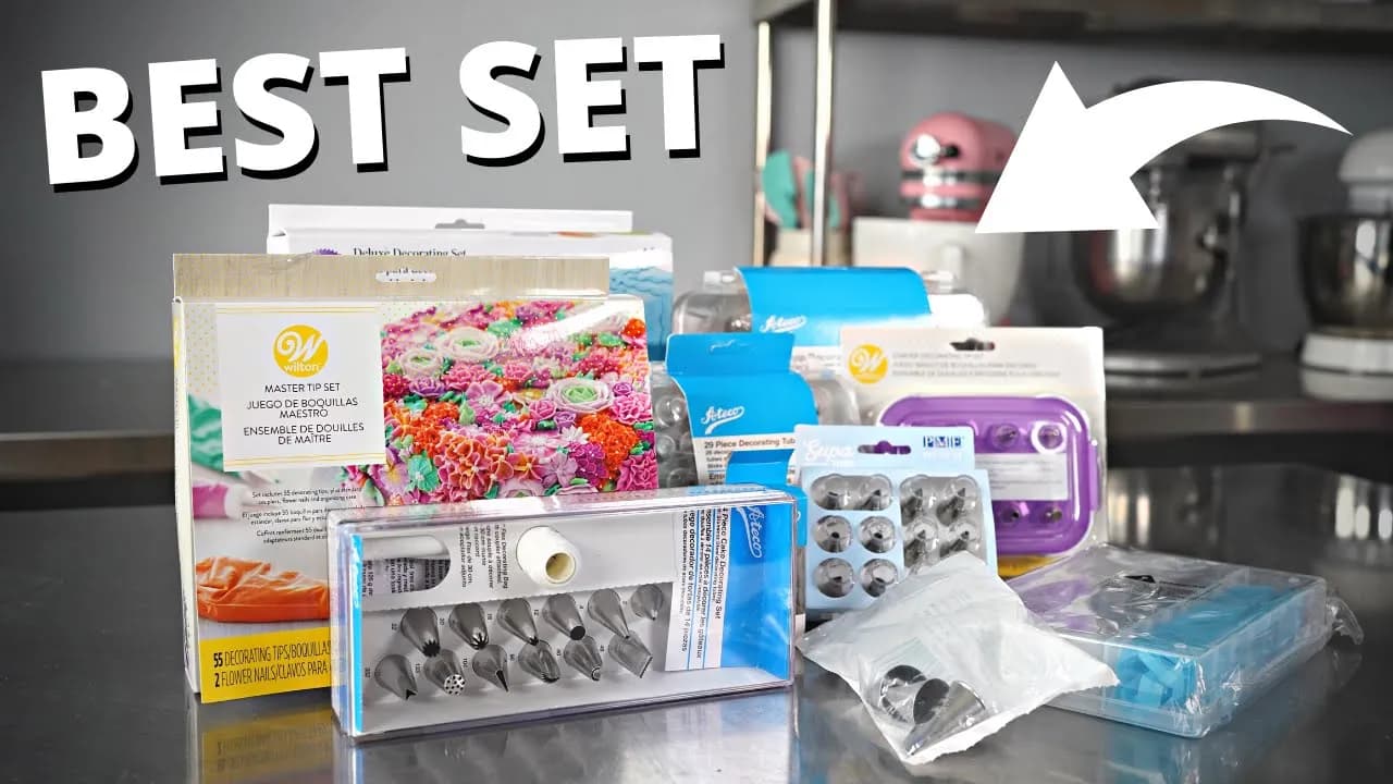 Ultimate piping tip set buying guide [ Cake Decorating For Beginners ] poster