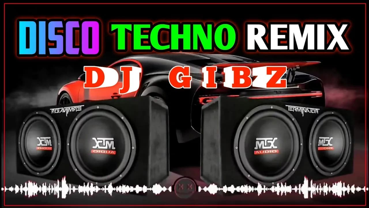 TECHNO Disco Remix featuring Legendary Dj Gibz of PBC/MMC | MUSiC REMiX PH | No CPR poster