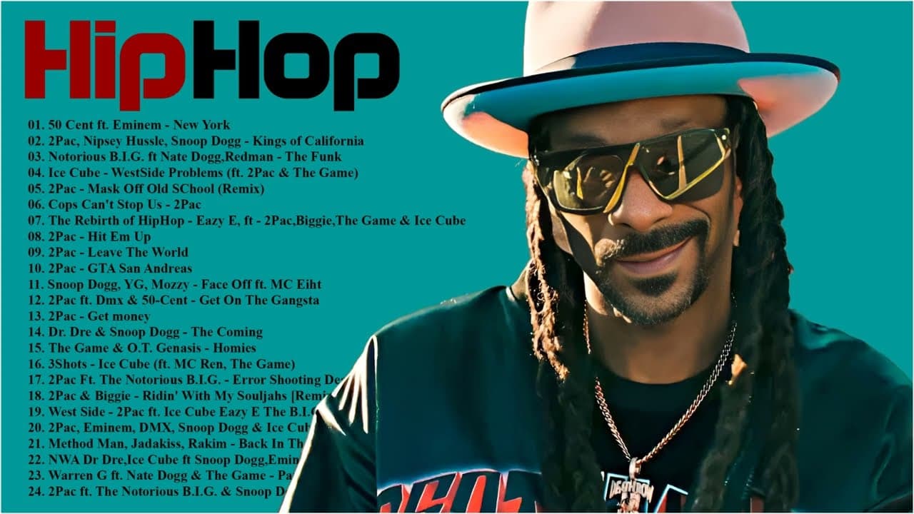 HIP HOP MIX SNOOP DOGG, 2 PAC, EMINEM, ICE CUBE, B I G AND MORE poster