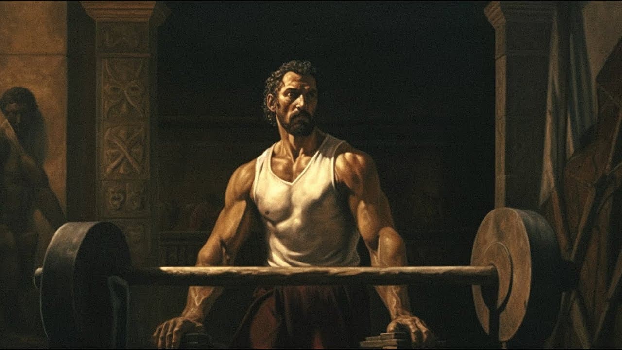 a 19th century classical workout mix poster