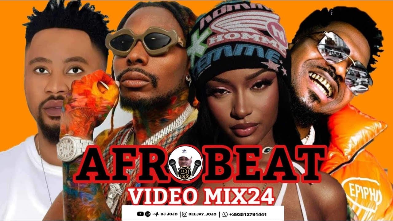 NEW AFROBEAT DANCEHALL AMAPIANO 2024 VIDEO MIX BY DJ JOJO Ft Ayra Star, Omah Lay, Burna Boy, Wizkid poster