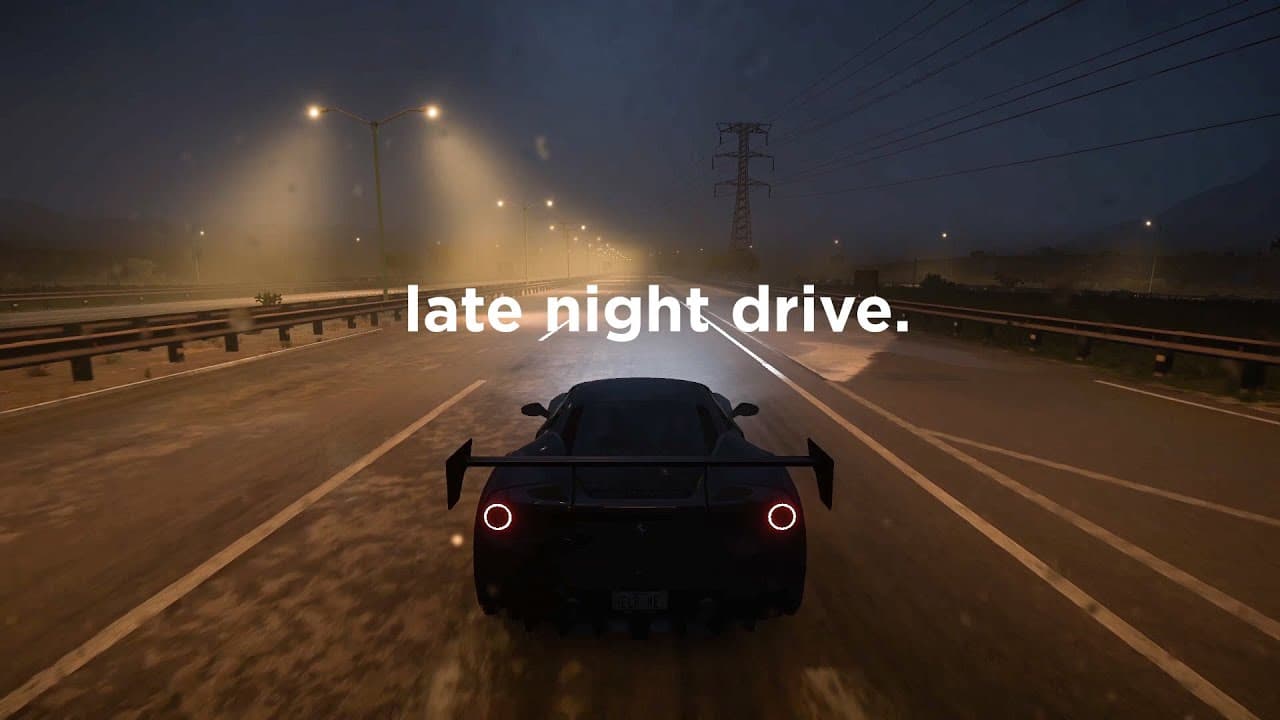 late night drive. (sad hours playlist) poster