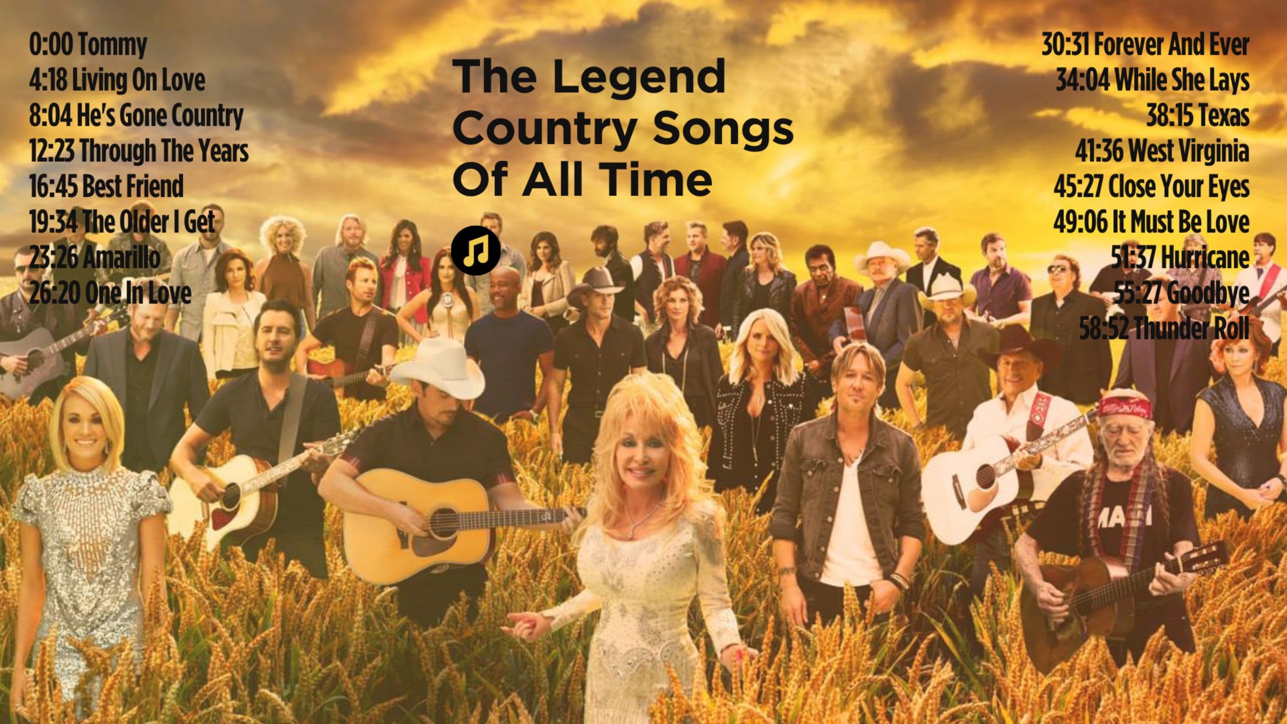 The Legend Country Songs Of All Time poster