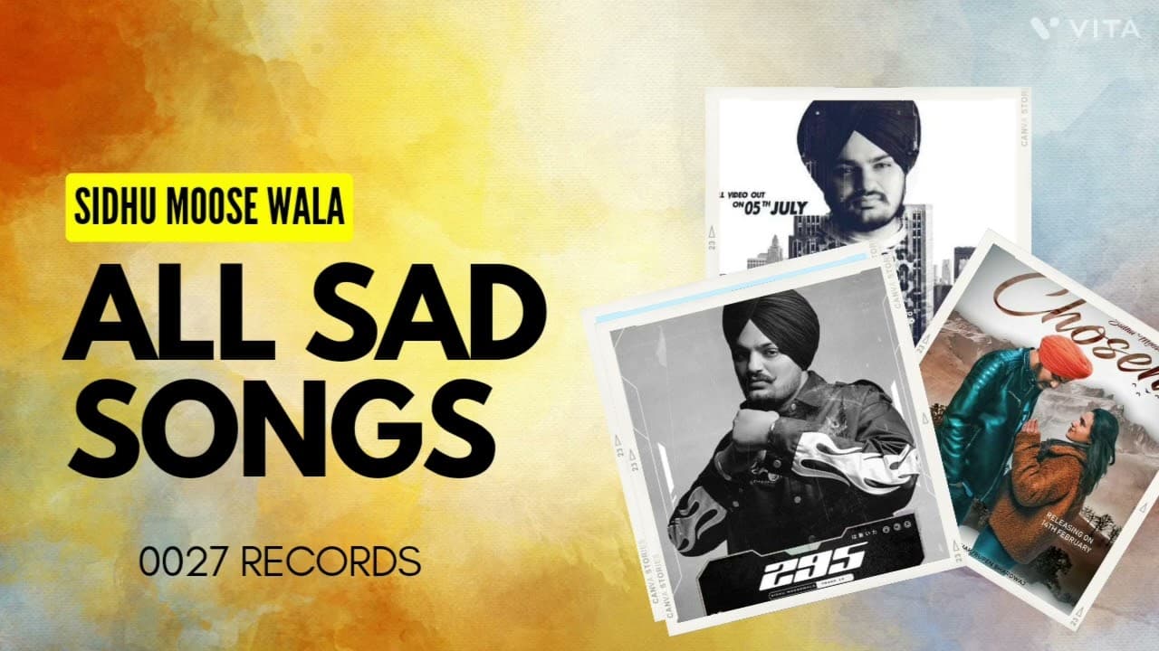 All sad songs || Sidhu moose wala || Audio jukebox || Best of sidhu moose wala || Pro audio poster