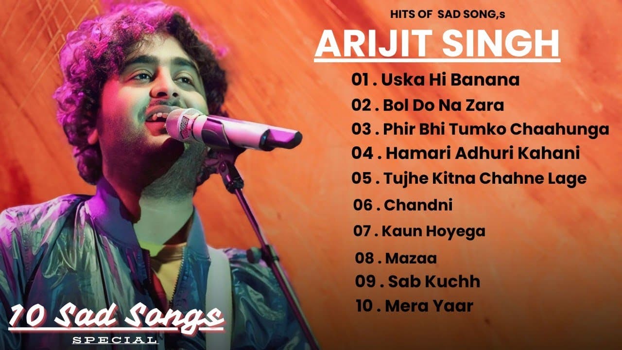 Top Hits of Arijit Singh | Bollywood Melodies | Best Sad Songs Collection poster