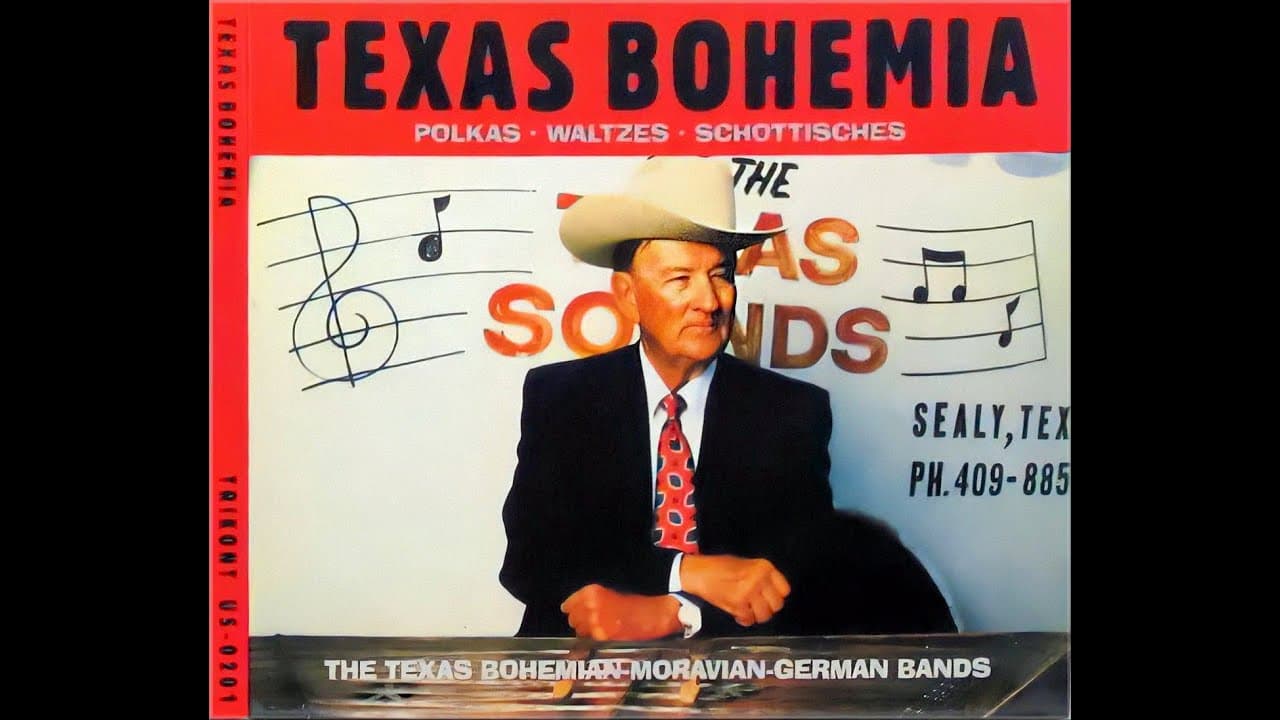 Ethno-American CD recordings in Germany, 1994. Texas Bohemia. Texas Bohemian-Moravian-German Bands poster