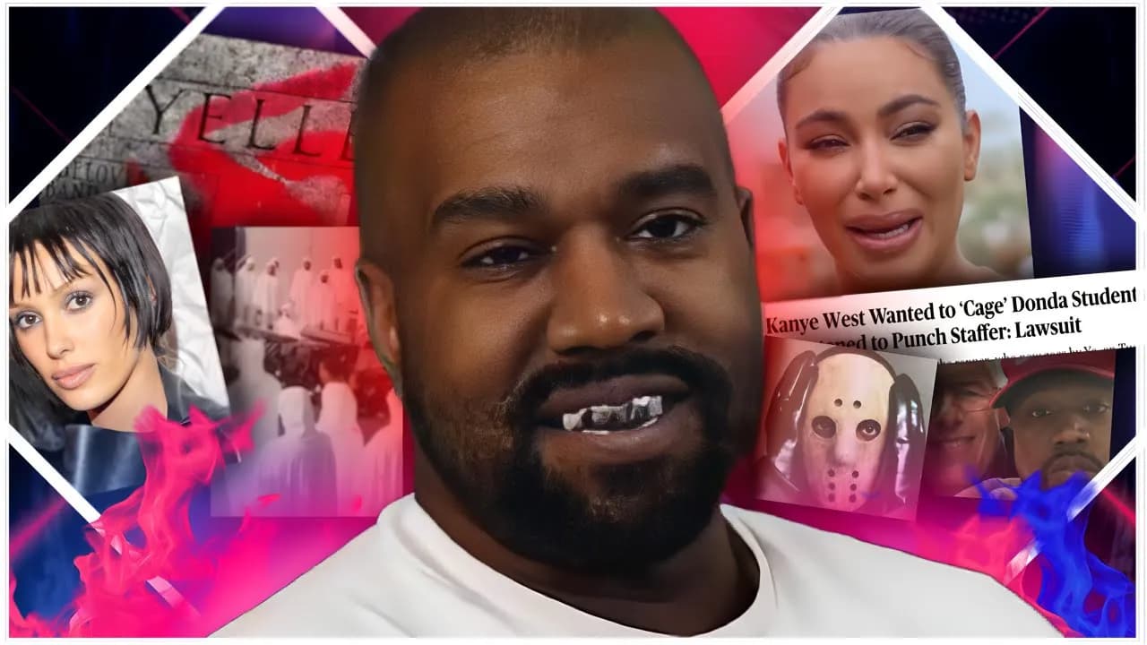 The DOWNFALL of The YEEZY Empire: Kanye West's FALL From GOD and BATTLE with Mental Health poster