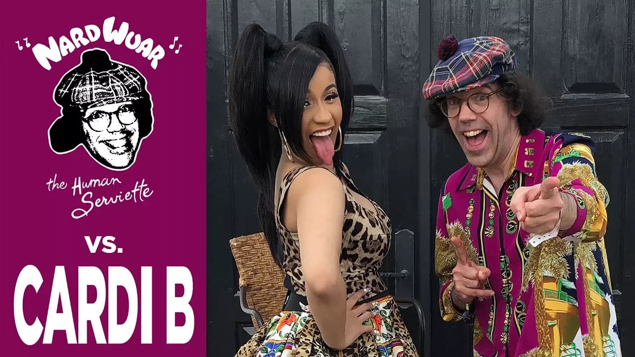 Nardwuar vs. Cardi B poster