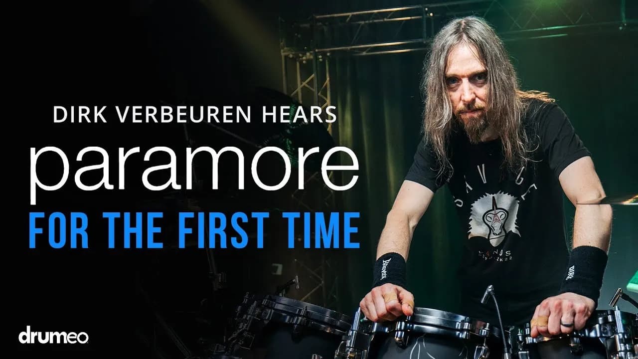 Megadeth Drummer Hears Paramore For The First Time poster