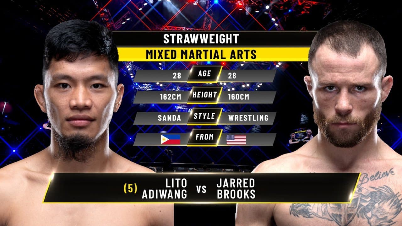 Lito Adiwang vs. Jarred Brooks | ONE Championship Full Fight poster