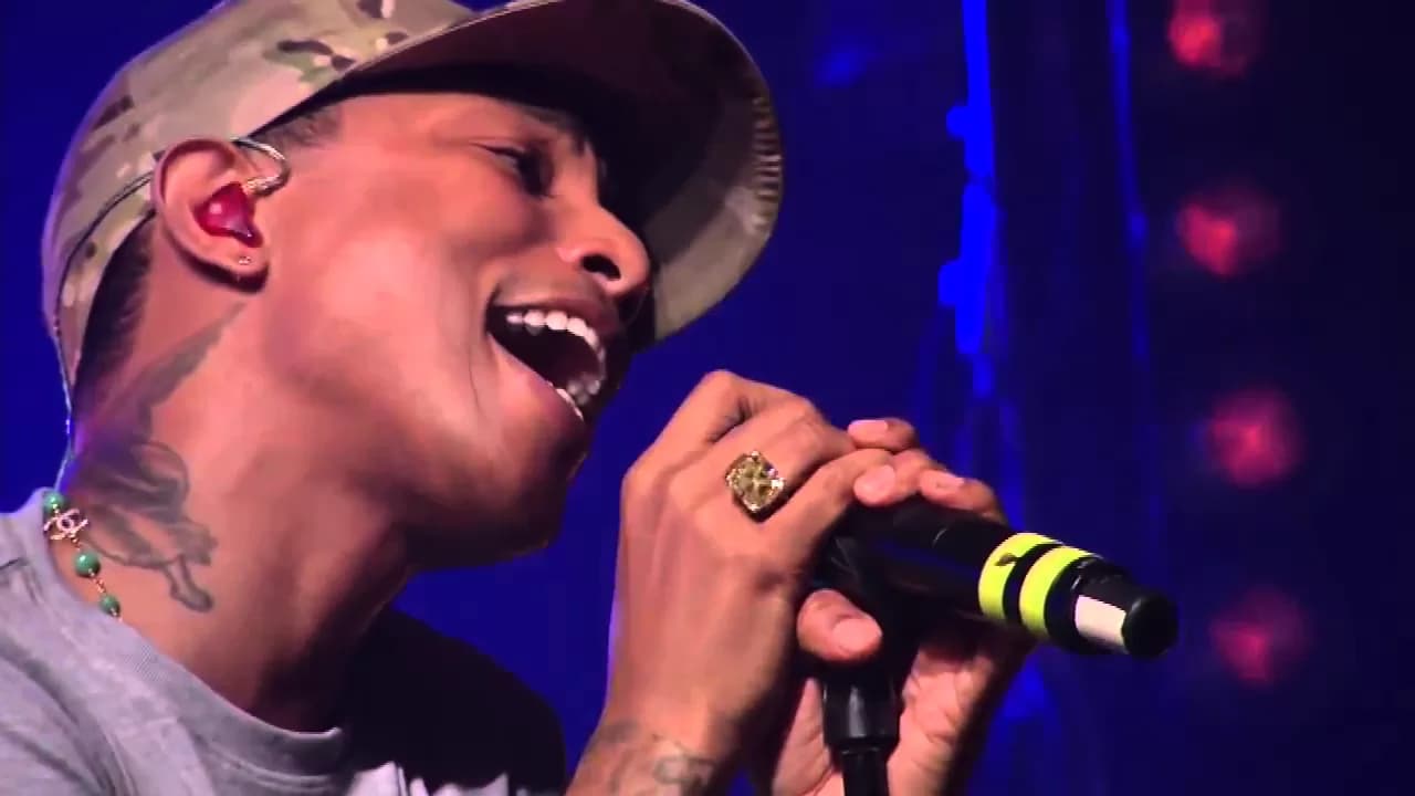 Daft Punk - Get Lucky ft. Pharrell Williams (First Live Performance HD @ HTC live) poster
