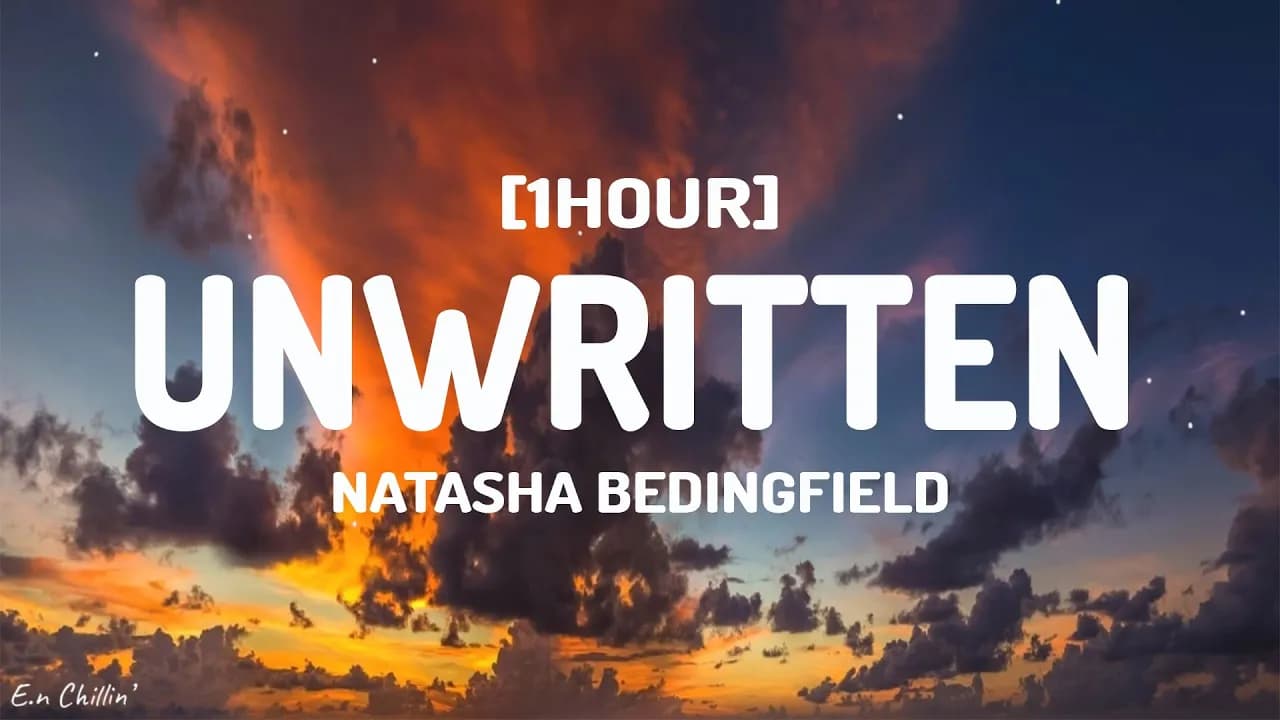Natasha Bedingfield - Unwritten (Lyrics) [1HOUR] poster