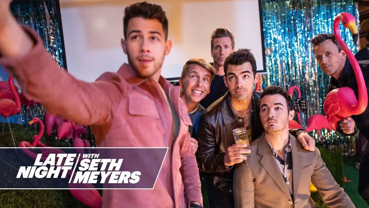 Seth and the Jonas Brothers Go Day Drinking poster