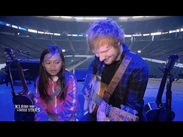 Ed Sheeran überrascht Tiara aus Deutschland nach NYC poster