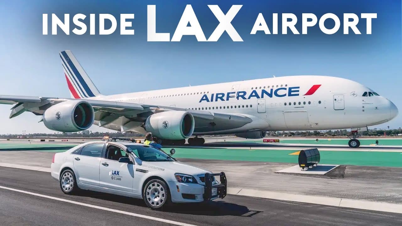 Inside LAX with Airport Operation + New Control Tower Visit poster
