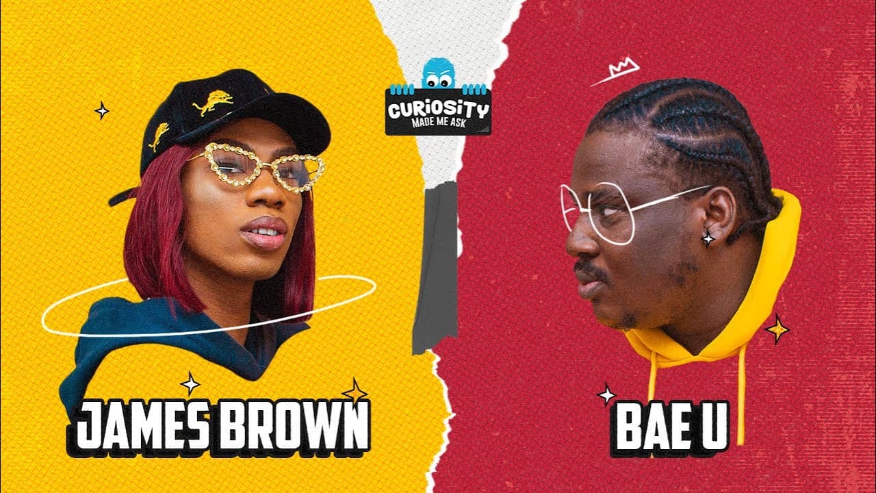 JAMES BROWN & SKALES ON CURIOSITY MADE ME ASK poster
