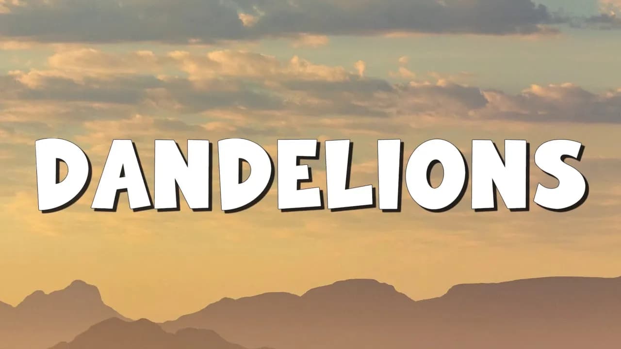 Dandelions - Ruth B. (Lyrics) || Shawn Mendes, Calvin Harris, Dua Lipa... (MixLyrics) poster